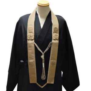 折五条 枯淡地 白茶|高野山 桐巴日向紋